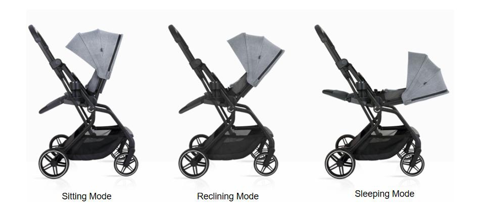 Baby Stroller With Backrest Adjustment