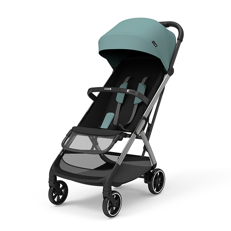 Smart Lightweight Ultra-Compact Carry-on Stroller Light Blue